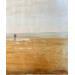 Peinture Couple plage du Lido par Mahieu Bertrand | Tableau Figuratif Paysages Marine Métal