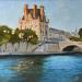 Painting Paris 24 - Pavillon de Flore by Niko Marina  | Painting Figurative Urban Oil