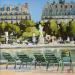 Painting Paris 11 - Jardin des Tuileries by Niko Marina  | Painting Figurative Urban Oil