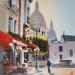 Peinture Paris 20 - Montmartre par Niko Marina  | Tableau Figuratif Urbain Huile