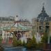 Painting Paris 4 - Hotel de Ville by Niko Marina  | Painting Figurative Urban Oil