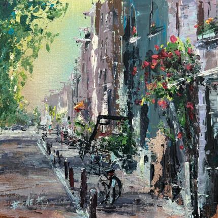 Painting Amsterdam Avenues by Rodrigues Bené | Painting Figurative Acrylic Urban