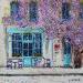 Peinture Le vieux Paris par Dessapt Elika | Tableau Impressionnisme Acrylique Sable