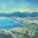 Painting Azur by Jung François | Painting Figurative Landscapes Oil