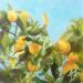 Peinture En haut du citronnier par Jung François | Tableau Figuratif Nature Natures mortes Huile