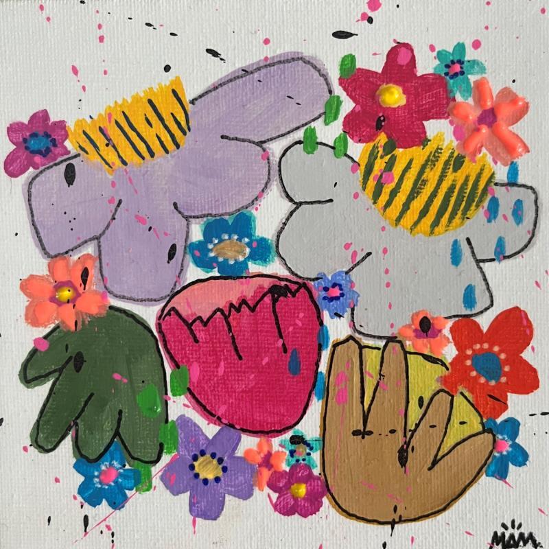 Painting FLOWERS by Mam | Painting Pop-art Pop icons Nature Acrylic