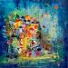 Painting Italie ( Cinq Terre) by Bastide d´Izard Armelle | Painting Abstract