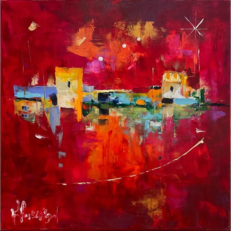 Painting Mezze by Bastide d´Izard Armelle | Painting Abstract