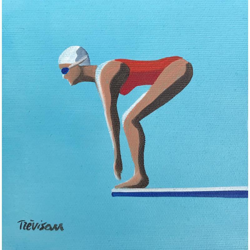 Painting Ready by Trevisan Carlo | Painting Figurative Sport Oil