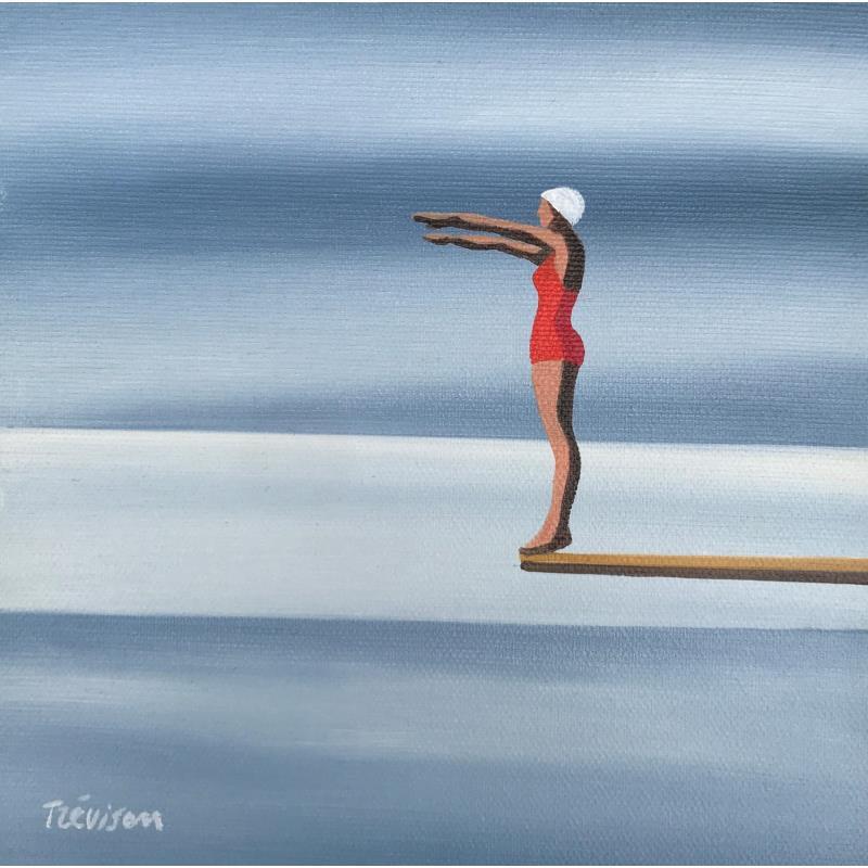 Painting Freedom by Trevisan Carlo | Painting Figurative Sport Oil