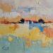 Peinture L'horizon par Tomàs | Tableau Impressionnisme Paysages Huile
