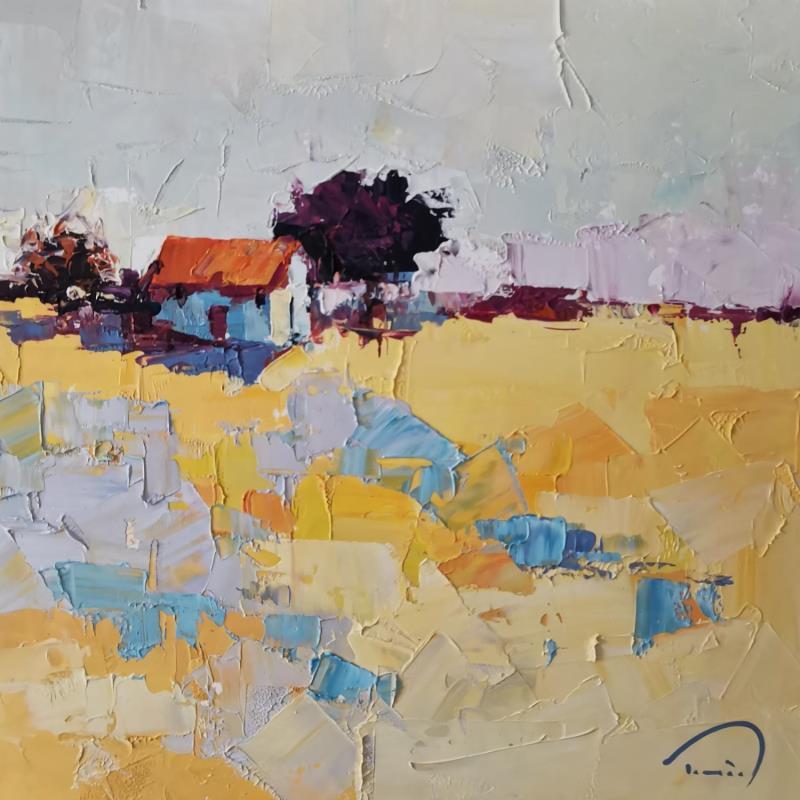 Peinture La petite Maison par Tomàs | Tableau Impressionnisme Paysages Huile