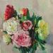 Painting F4005 Bouquet Romantique by Malynovska Iryna | Painting Impressionism Nature Oil