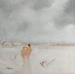 Gemälde Paysage enneigé  von Moulia Francis | Gemälde Figurativ Landschaften Öl
