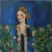 Peinture La femme au caftan par De Sousa Miguel | Tableau Figuratif Portraits Acrylique
