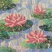 Painting Water lilies 2 by Dmitrieva Daria | Painting Impressionism Nature Acrylic