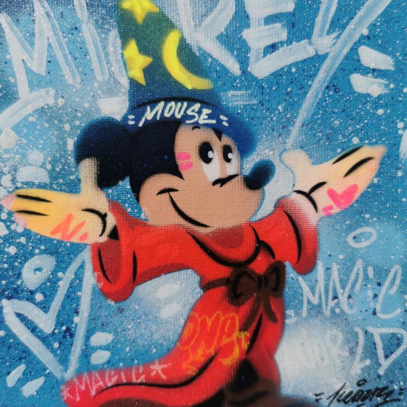 Painting Mickey Fantasia by Kedarone | Painting Pop-art Pop icons Graffiti Acrylic