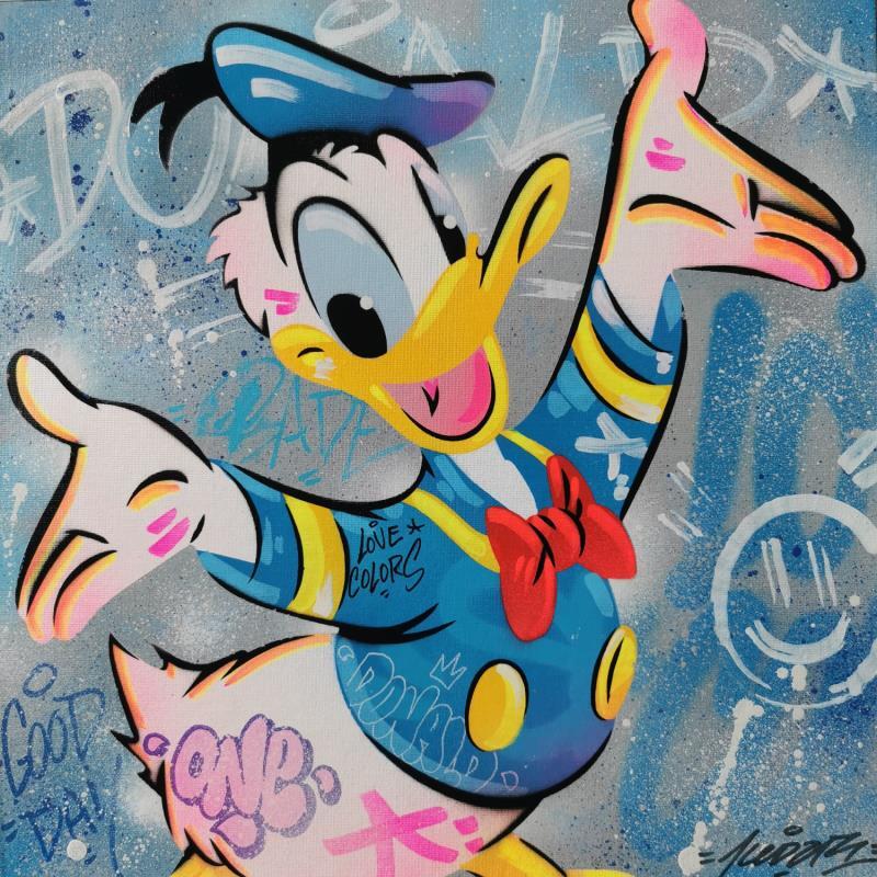 Painting Happy Duck by Kedarone | Painting Pop-art Pop icons Graffiti Acrylic