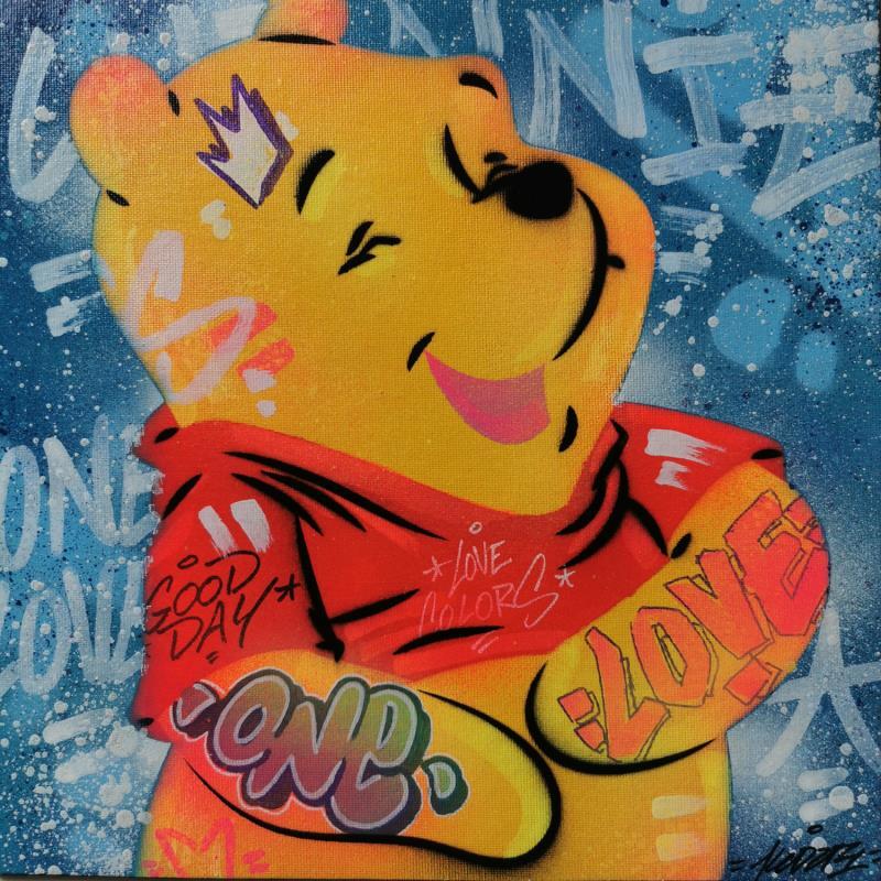 Painting Winnie by Kedarone | Painting Pop-art Pop icons Graffiti Acrylic