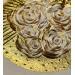 Peinture Golden Flowers par Caitrin Alexandre | Tableau Figuratif Nature Minimaliste Encre