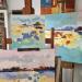 Peinture Le retour à la terre par Tomàs | Tableau Impressionnisme Paysages Huile