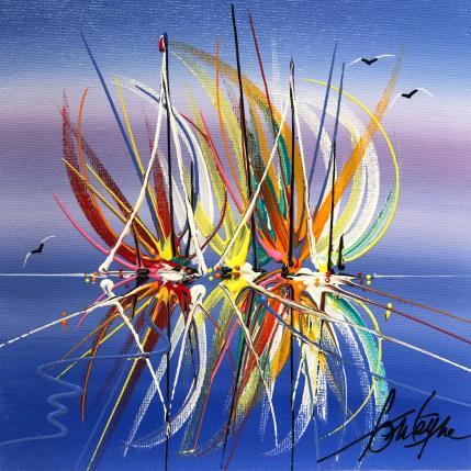 Gemälde Elèvation colorée von Fonteyne David | Gemälde Figurativ Acryl Pop-Ikonen