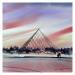 Painting La pyramide du Louvre  by Bailly Kévin  | Painting Figurative Urban Architecture Watercolor Ink