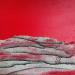 Painting Carré d'un été à Nice 8 by CMalou | Painting Subject matter Minimalist Sand