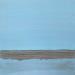 Gemälde Carré Zen 3 von CMalou | Gemälde Materialismus Minimalistisch Sand
