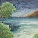 Painting Côte d’Azur by Dmitrieva Daria | Painting Impressionism Landscapes Marine Nature Acrylic