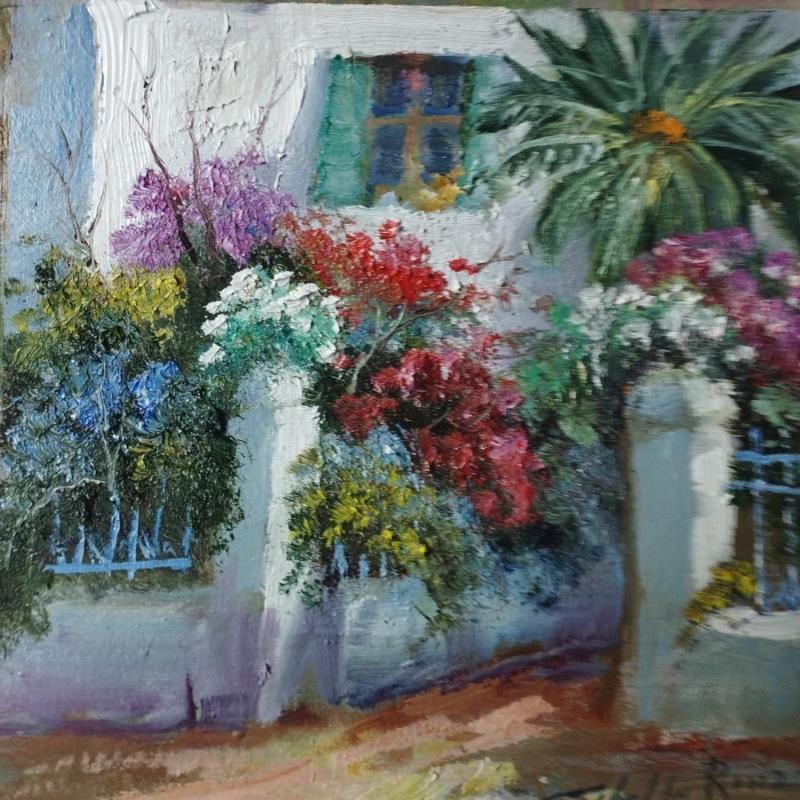 Peinture Entrada de la casa par Cabello Ruiz Jose | Tableau Impressionnisme Scènes de vie Huile