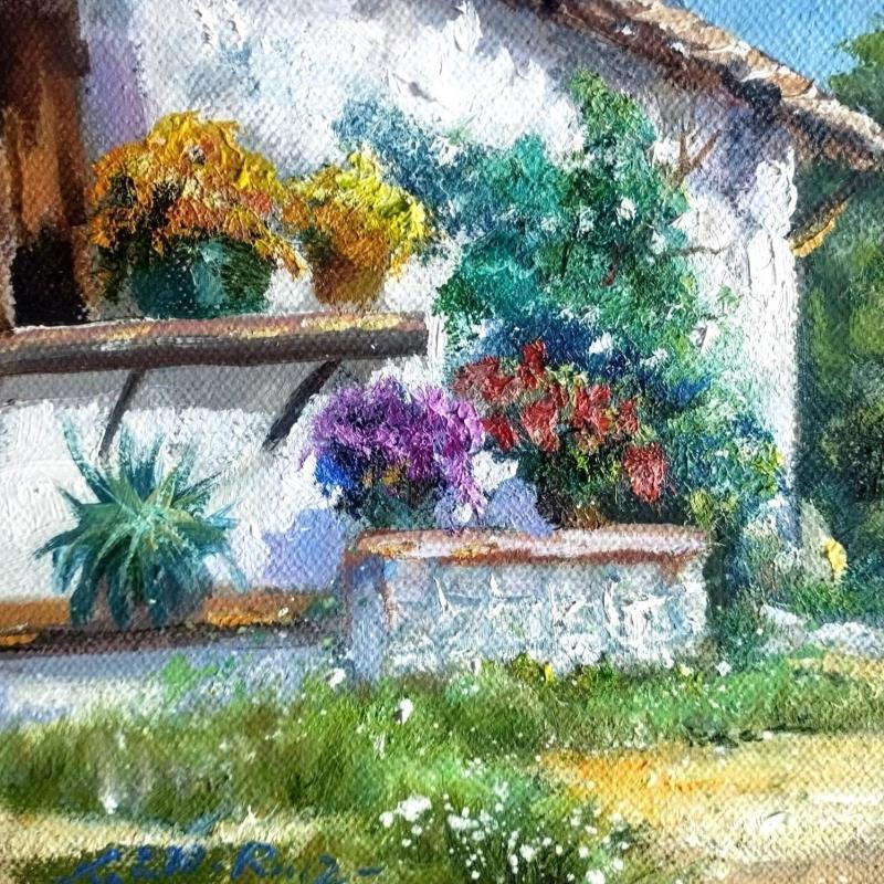 Painting Esquina del patio by Cabello Ruiz Jose | Painting Impressionism Life style Oil