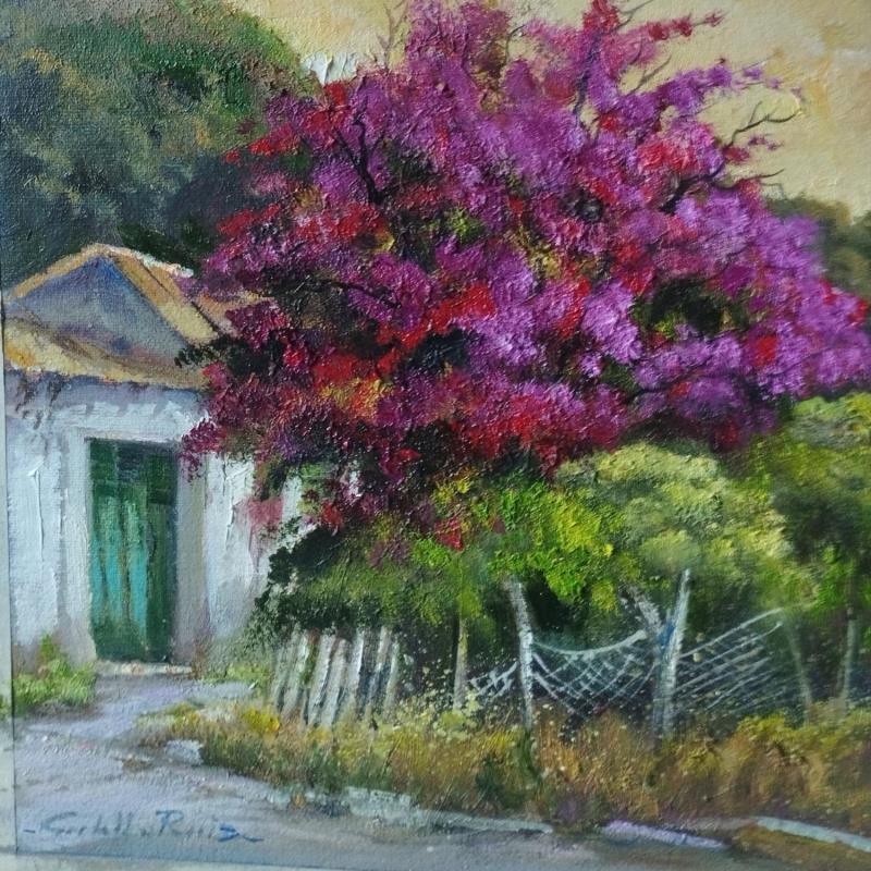 Painting Colores del atardecer by Cabello Ruiz Jose | Painting Impressionism Nature Oil