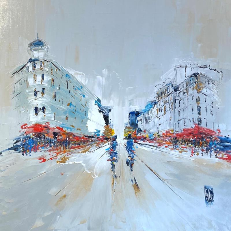 Painting Montparnasse by Raffin Christian | Painting Figurative Oil