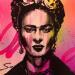 Peinture Frida par Mestres Sergi | Tableau Pop-art Icones Pop Graffiti Acrylique