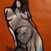 Painting Fière by Chaperon Martine | Painting Figurative Nude Acrylic