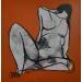 Painting Le temps passe 1 by Chaperon Martine | Painting Figurative Nude Acrylic