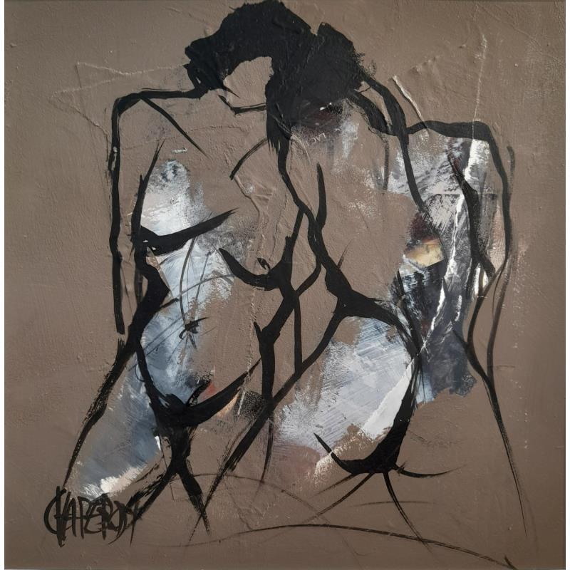Painting Couple by Chaperon Martine | Painting Figurative Nude Acrylic