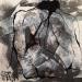 Painting Papillon by Chaperon Martine | Painting Figurative Nude Acrylic