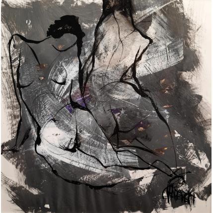 Painting Histoire de couple by Chaperon Martine | Painting Figurative Acrylic Nude