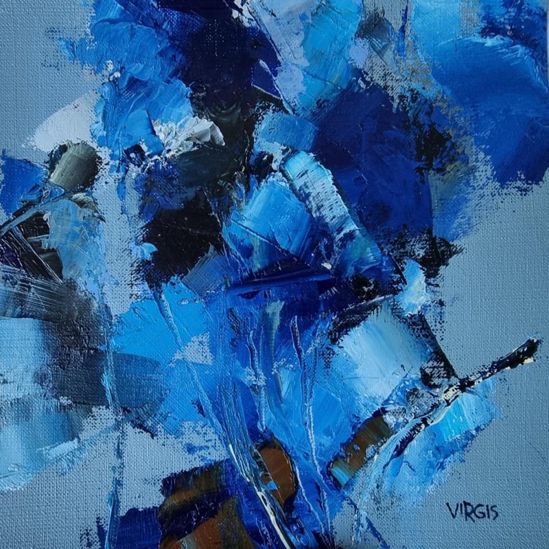Painting Into the depth by Virgis | Painting Abstract Minimalist Oil