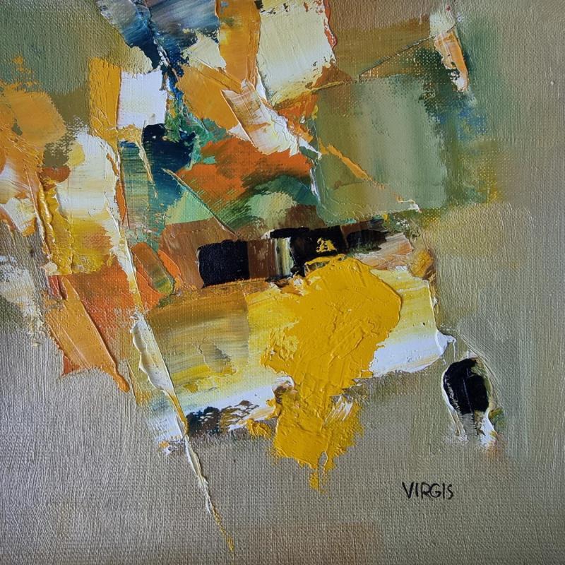 Painting Strange days by Virgis | Painting Abstract Minimalist Oil