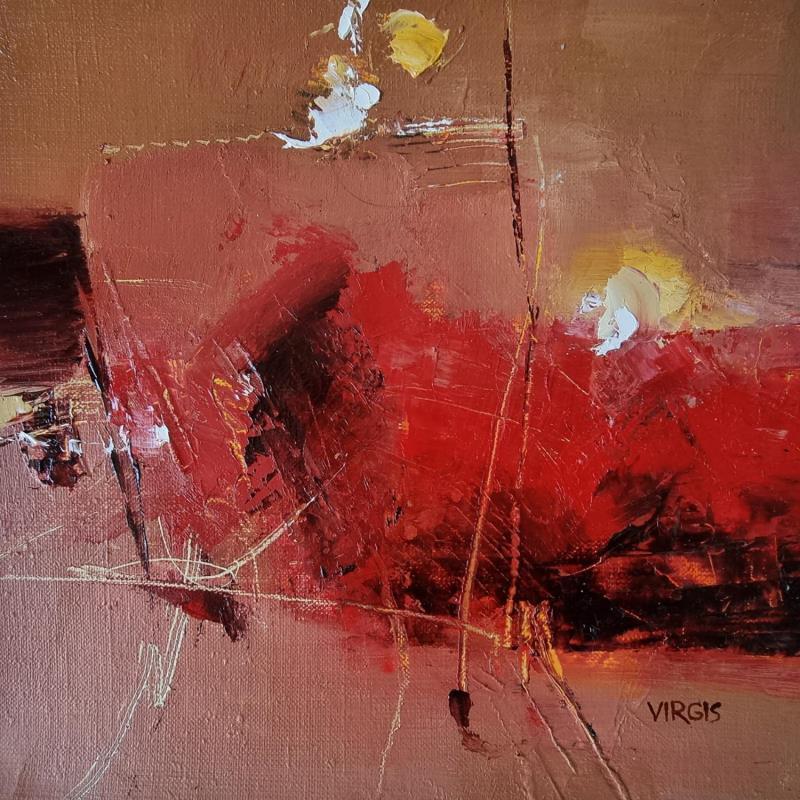 Painting Under the surface by Virgis | Painting Abstract Minimalist Oil
