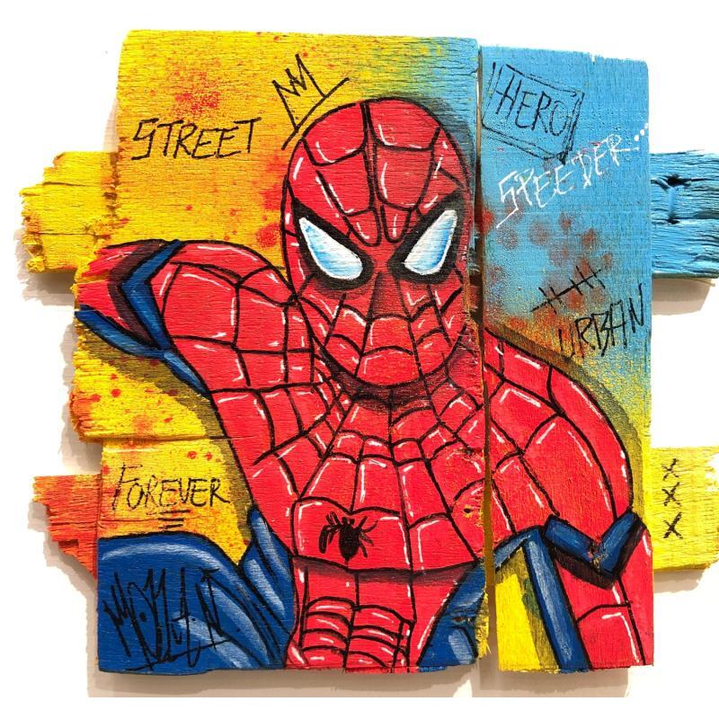 Peinture Hero par Molla Nathalie  | Tableau Pop-art Icones Pop Acrylique Posca