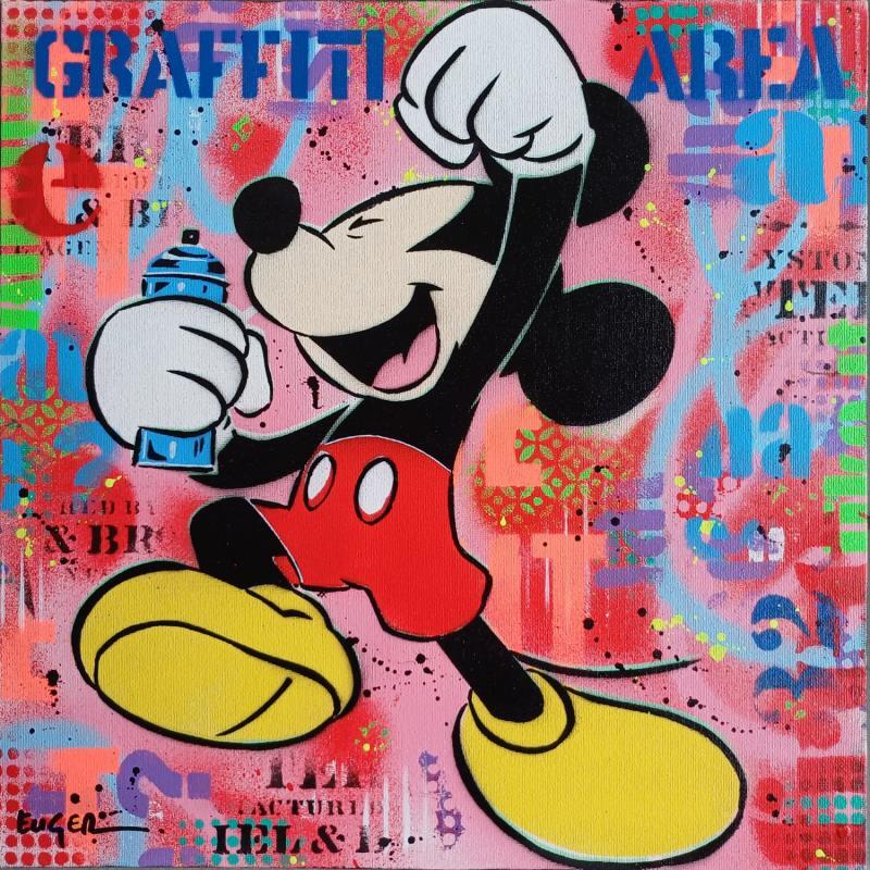 Painting GRAFFITI AREA by Euger Philippe | Painting Pop-art Pop icons Acrylic