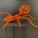 Skulptur Fourmi Orange S von Eres Nicolas | Skulptur Figurativ Tiere Minimalistisch Natur Metall