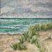 Peinture dunes of southern France par Dmitrieva Daria | Tableau Impressionnisme Paysages Marine Nature Acrylique