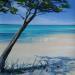 Peinture Un bout de plage par Guillet Jerome | Tableau Figuratif Marine Huile