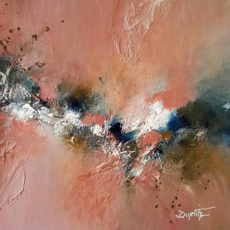 Painting Douce énergie by Dupetitpré Roselyne | Painting Abstract Minimalist Acrylic