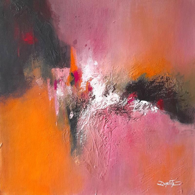 Painting Ce petit plus by Dupetitpré Roselyne | Painting Abstract Minimalist Acrylic